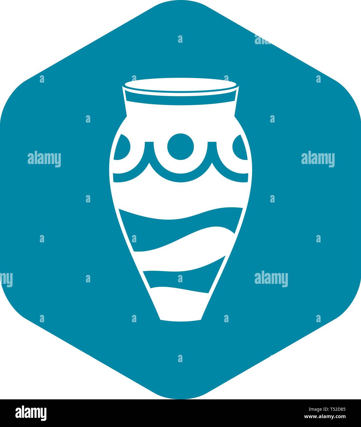 Empty vase icon, simple style Stock Vector Image & Art - Alamy