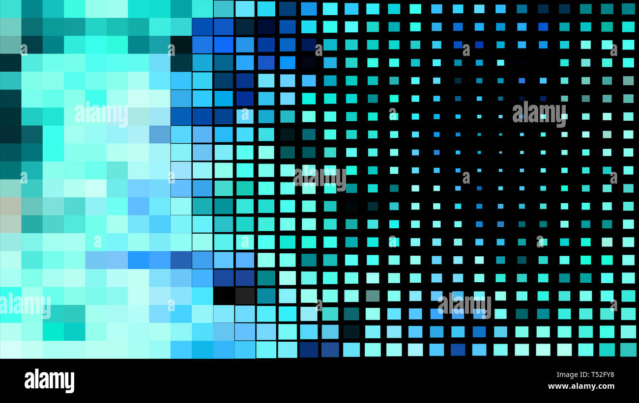 Black and Blue Square Mosaic Background Stock Photo - Alamy