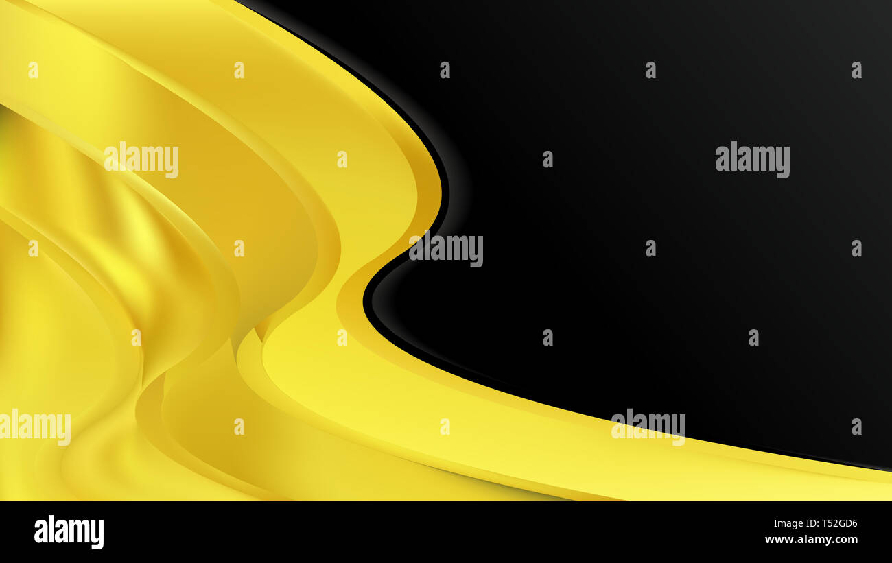 Cool Yellow Wave Business Background Stock Photo 244075250 Alamy