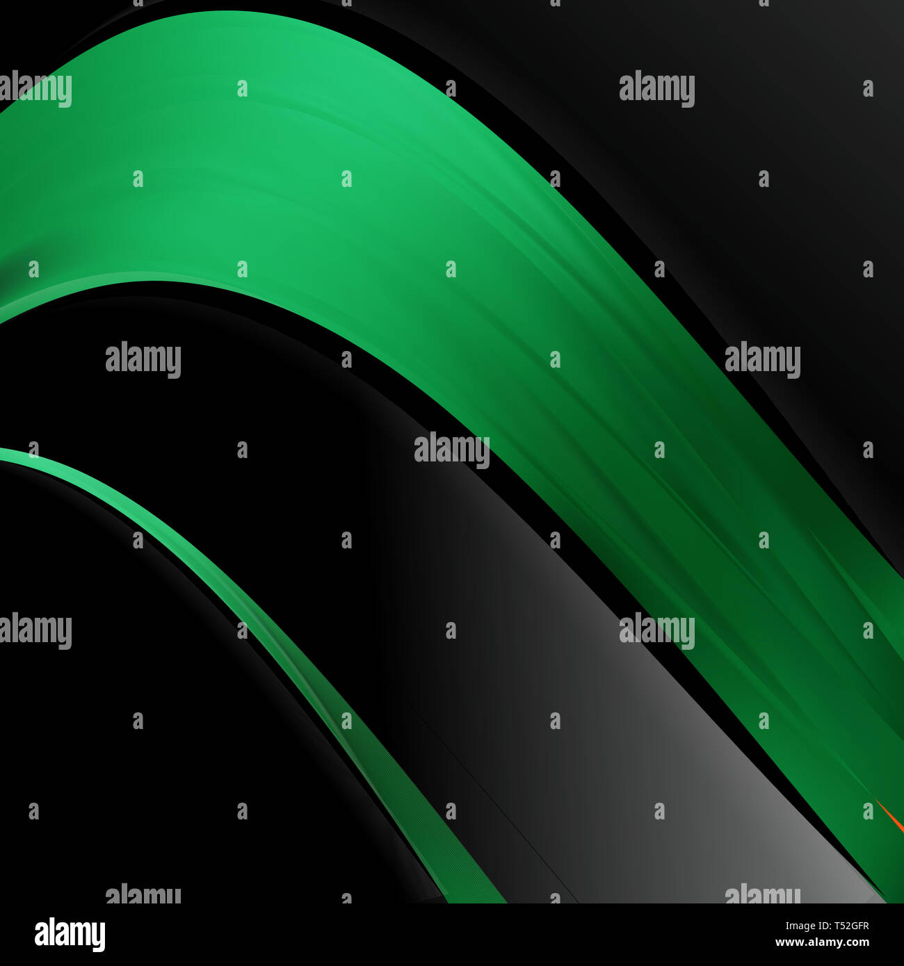Abstract Green and Black Wave Business Background Vector Image Stock ...