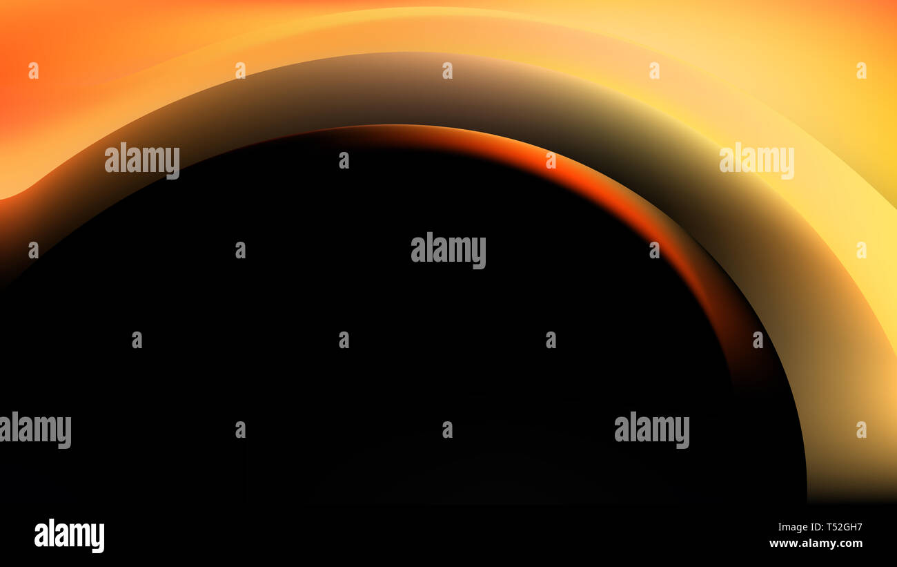 Orange and Black Wave Business Background Stock Photo - Alamy