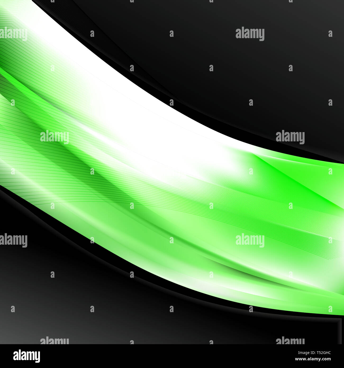 Green Black and White Wave Business Background Stock Photo - Alamy