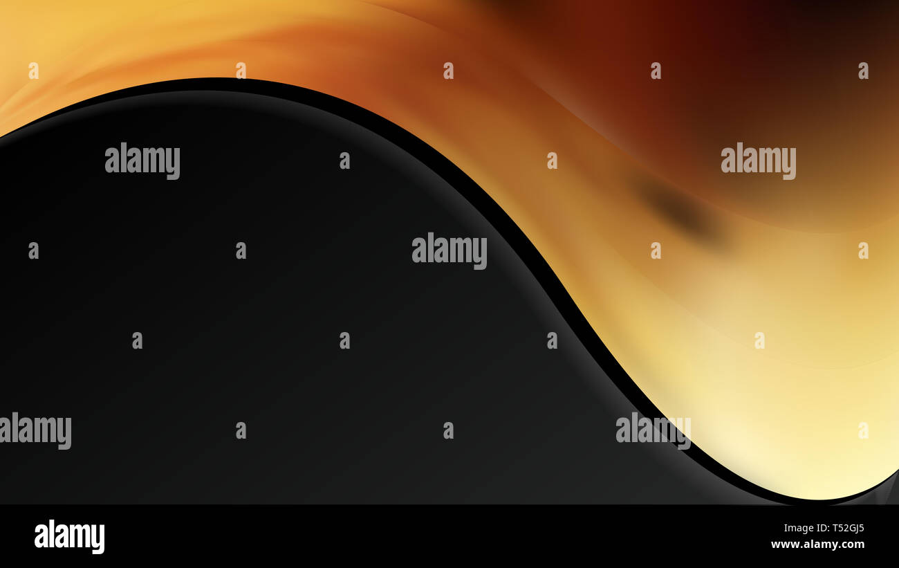 Abstract Orange and Black Wave Business Background Stock Photo - Alamy