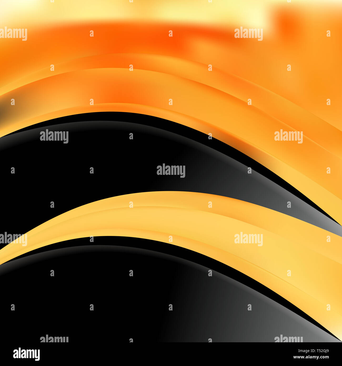 Orange and Black Wave Business Background Stock Photo - Alamy