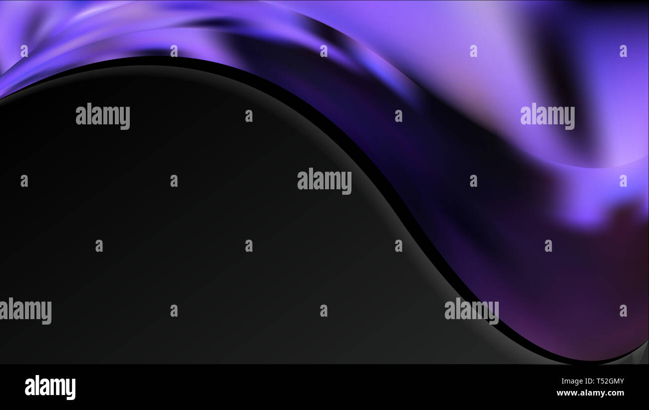 Purple and Black Wave Business Background Stock Photo - Alamy