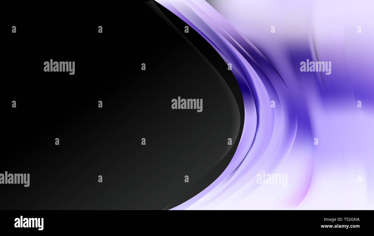 Abstract Purple Black and White Wave Business Background Vector Image ...