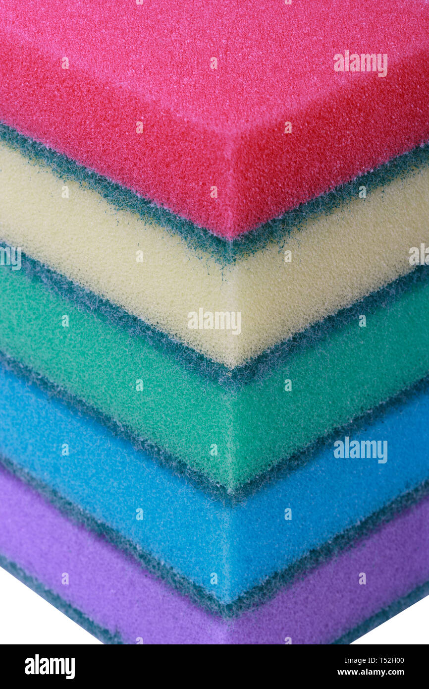 many foam rubber sponge Stock Photo - Alamy