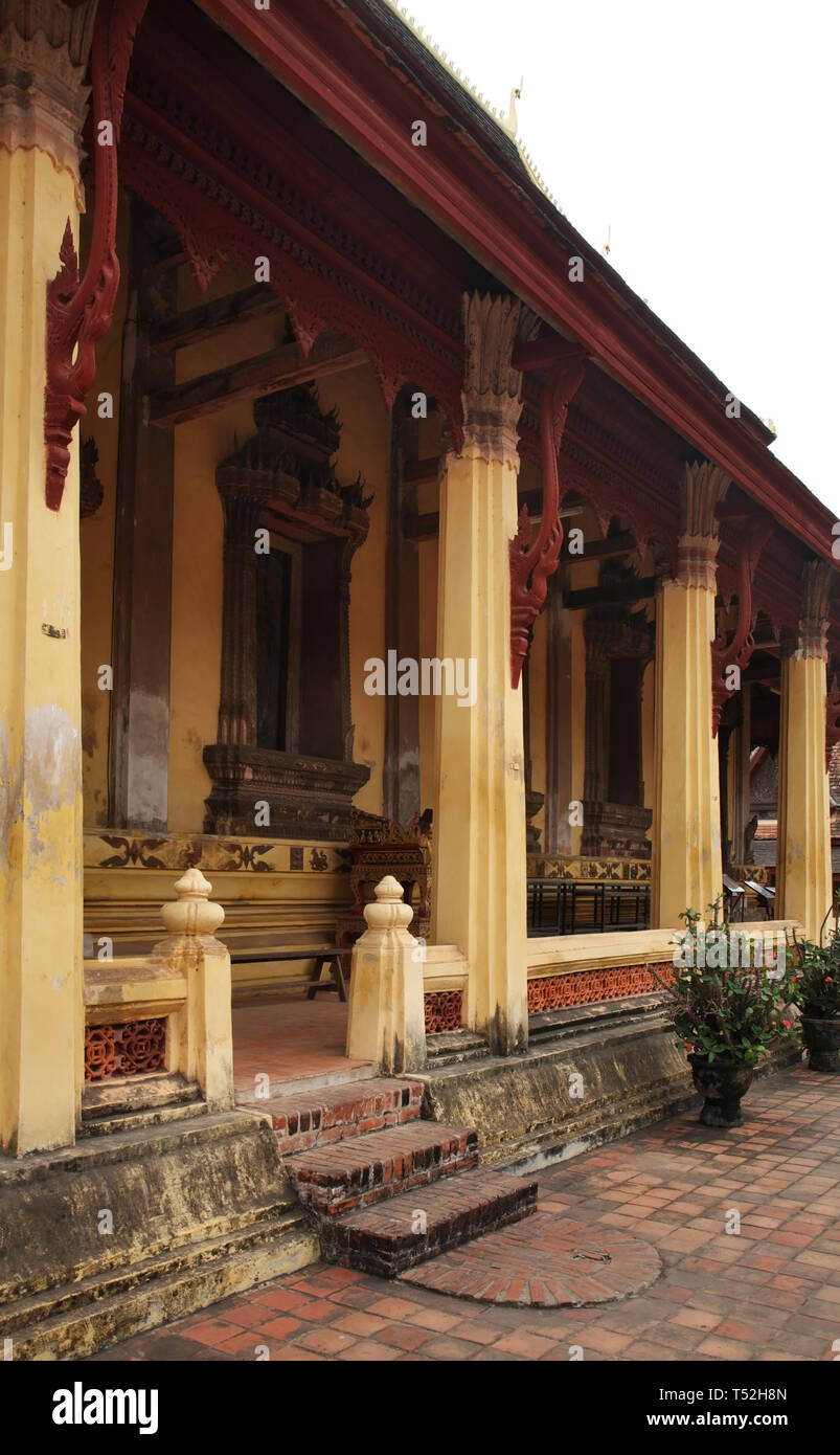 Wat Si Saket (Sisaket) in Vientiane. Laos Stock Photo
