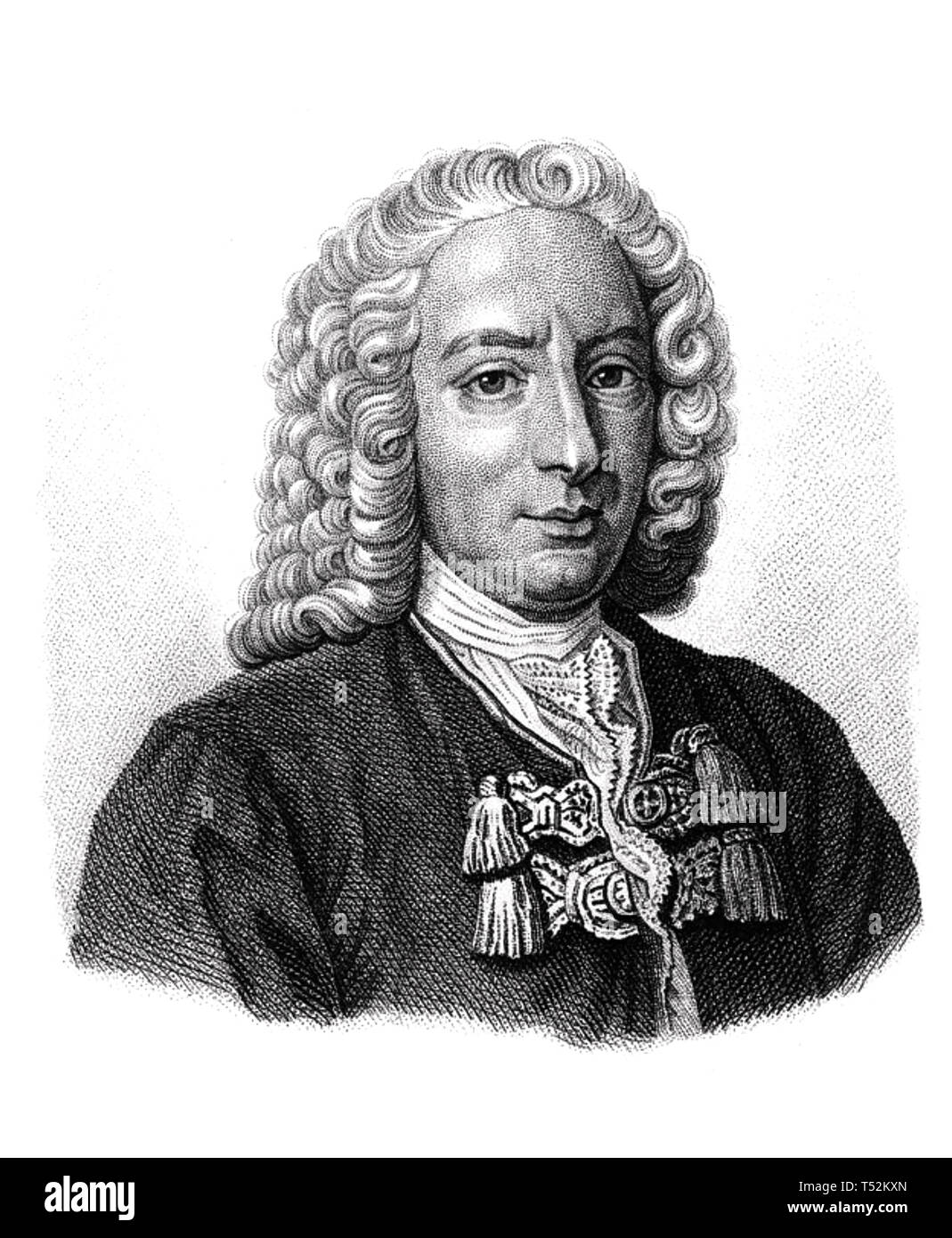 DANIEL BERNOULLI (1700-1782) Swiss mathematician and physicist Stock Photo