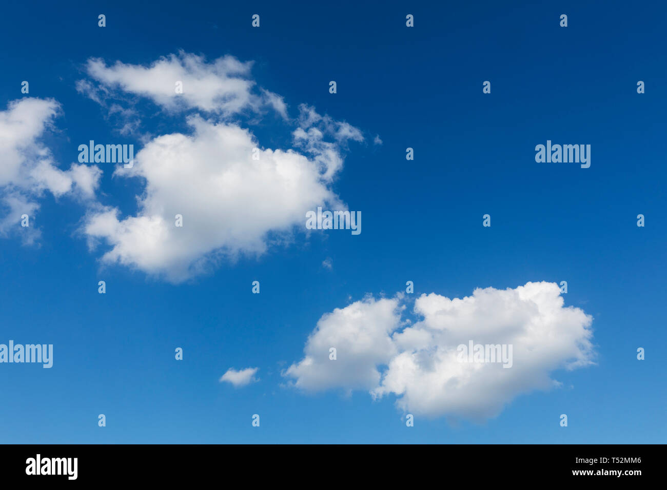 clouds against a blue sky Stock Photo