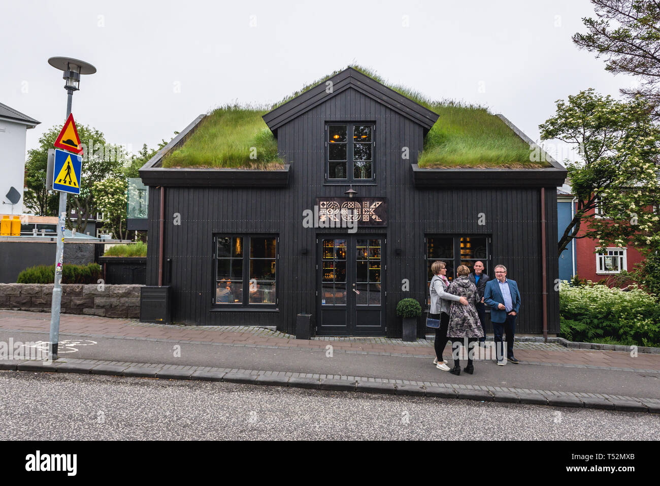 ROK bar in Reykjavik, capital city of Iceland Stock Photo Alamy