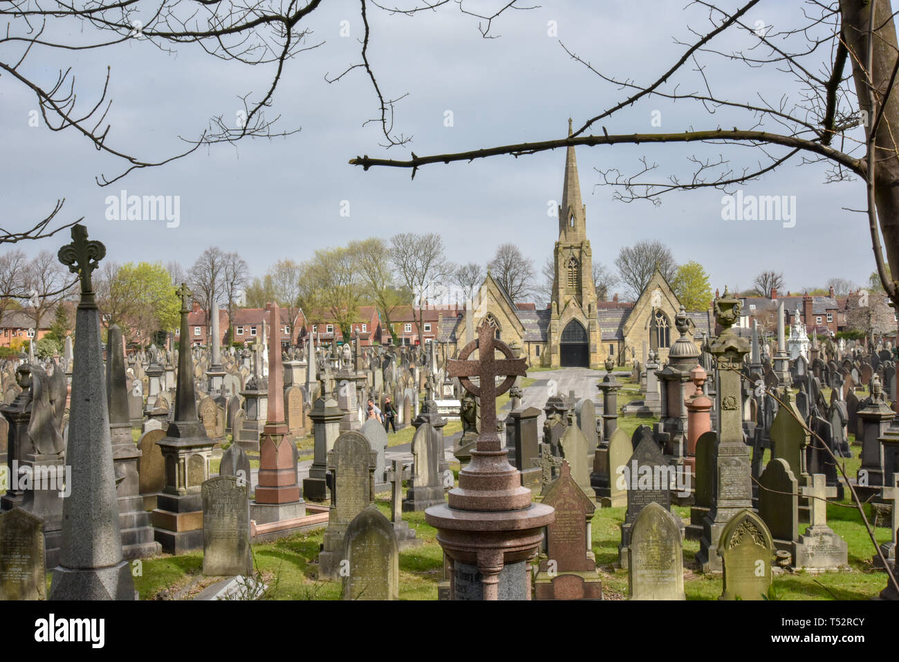 Southern Cemetery, Manchester Cemetery Stock Photo Alamy
