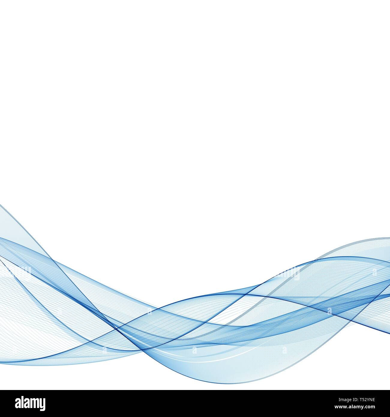 Sea blue wave. Abstract vector wave Stock Photo - Alamy