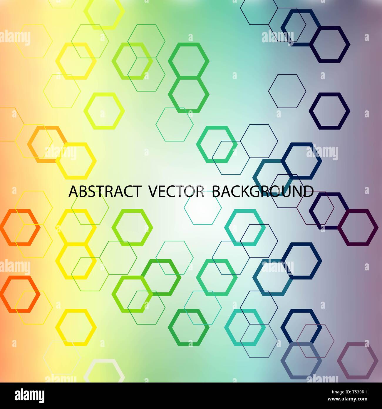 color gradient with color hexagons. polygonal style - Vektorgrafik ...