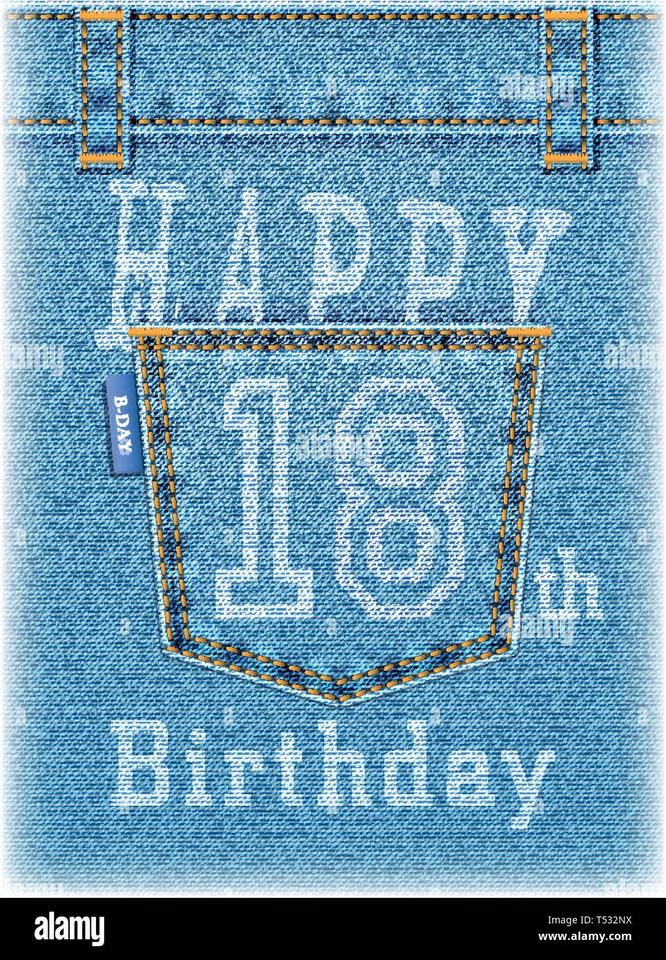 Happy Birthday Jean Card Balloon Text Stock Illustration 514066795   Shutterstock