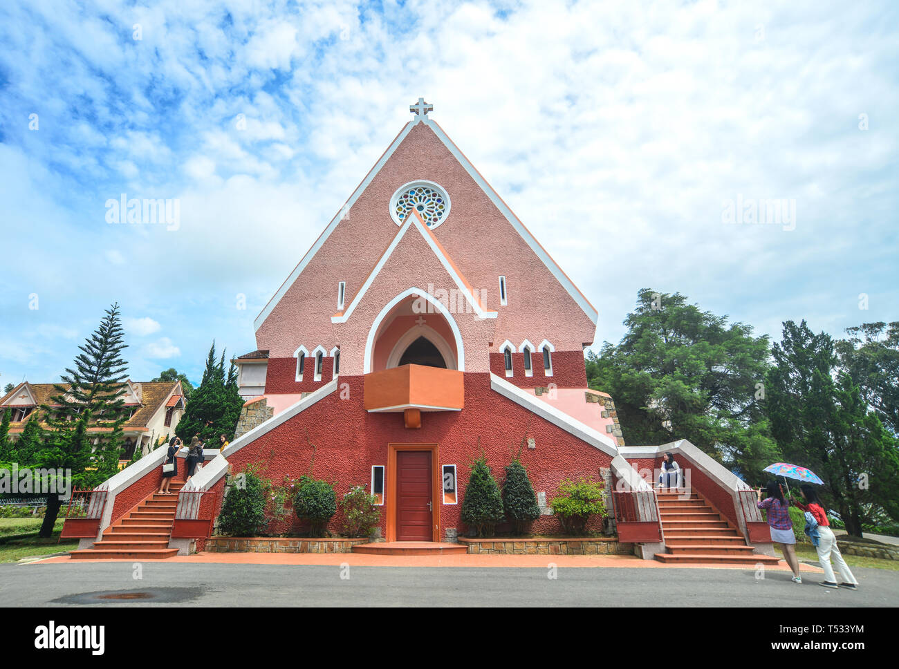 Dalat, Vietnam Sep 14, 2018. Domaine de Marie Church in Dalat
