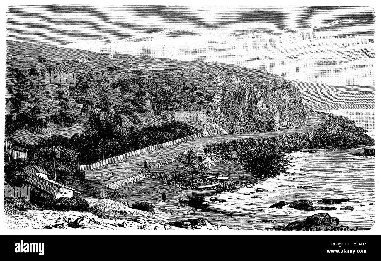 North Chilean Coast, anonym  1897 Stock Photo