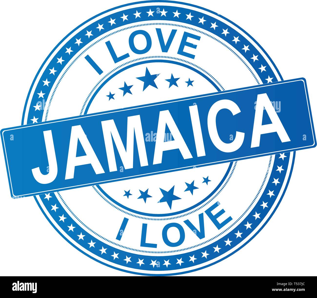 I Love Jamaica Grunge Rubber Stamp Vector Illustration Isolated Stock Vector Image And Art Alamy