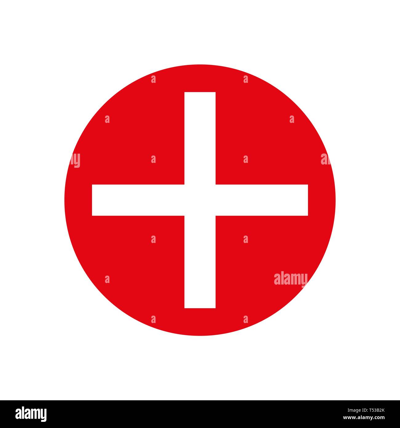 Medical cross in a red circle Stock Vector Image & Art Alamy