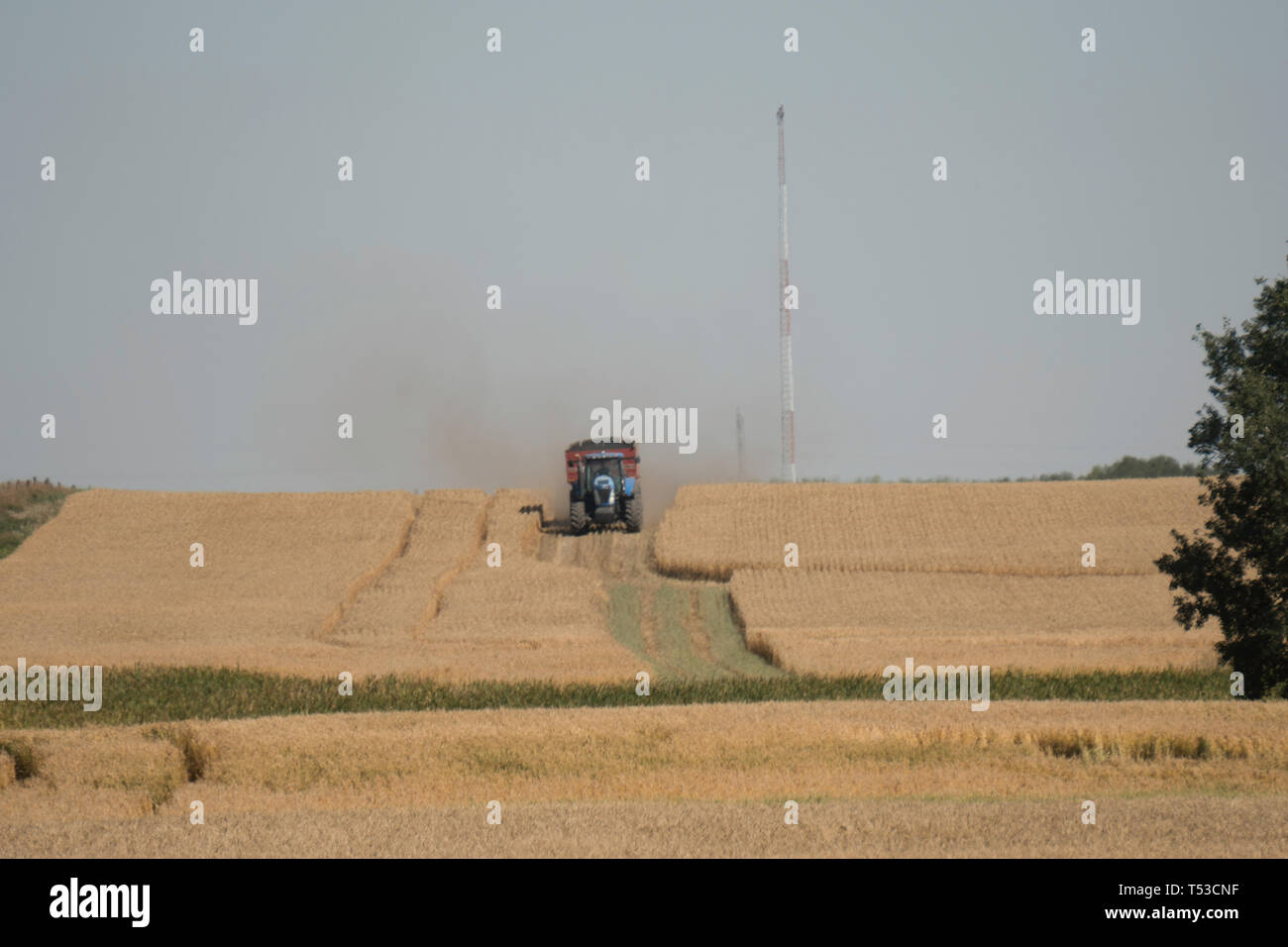 August 22 2017 Calgary, Alberta, Canada Farm tractors and equipment