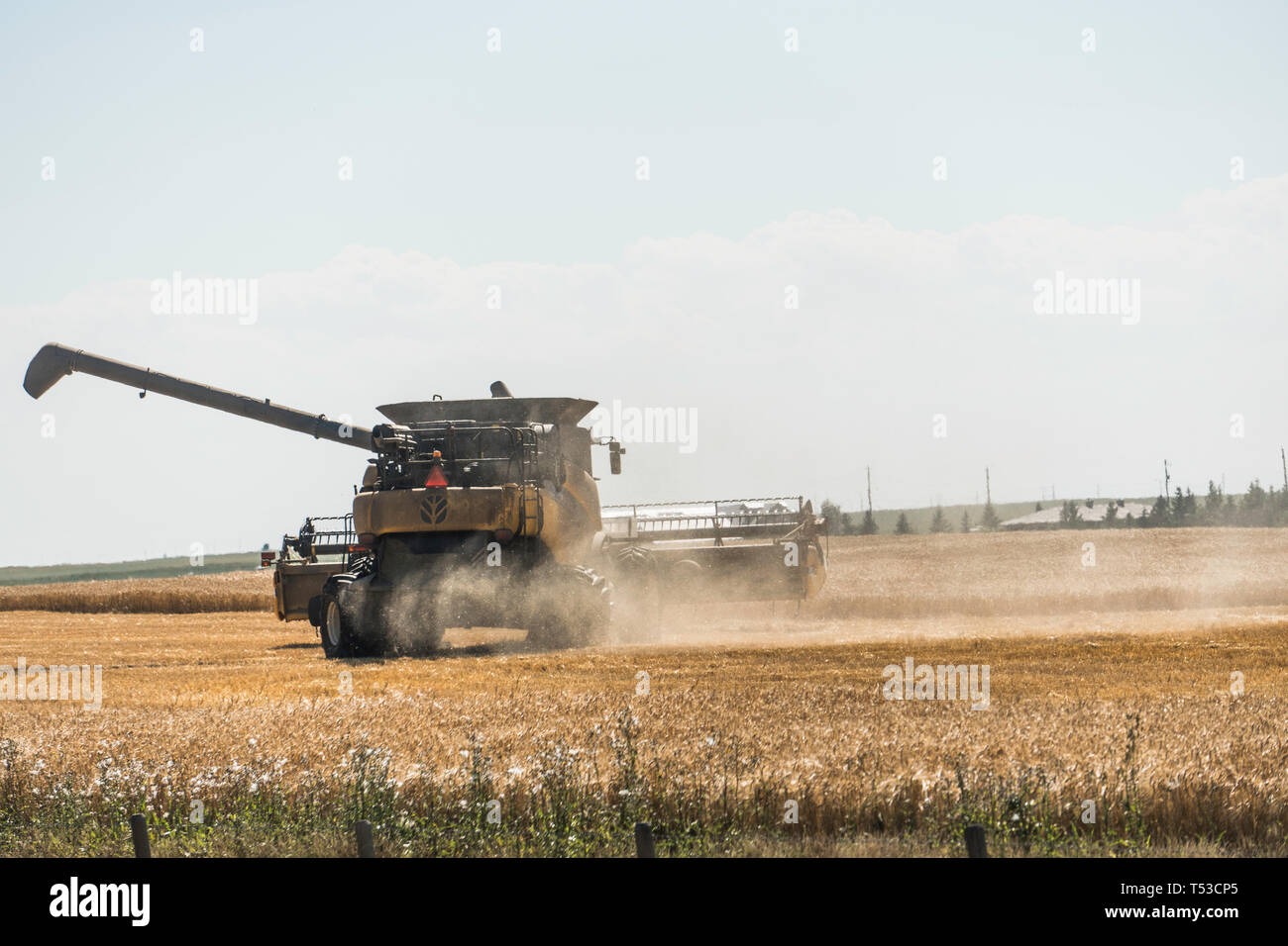 August 22 2017 Calgary, Alberta, Canada Farm tractors and equipment