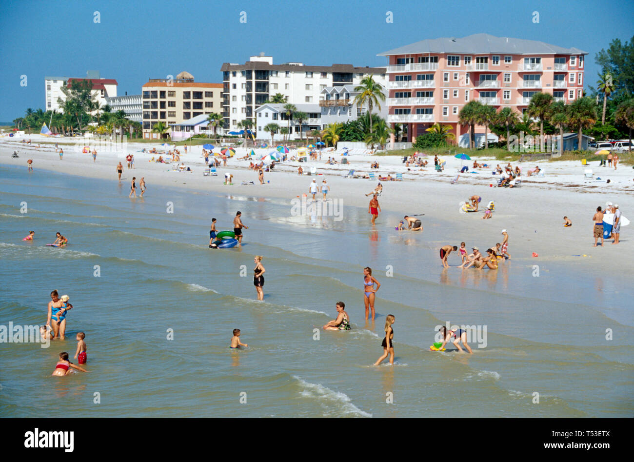 Ft. Fort Myers Florida,beach beaches,sand,surf,sunbather,sunbathings