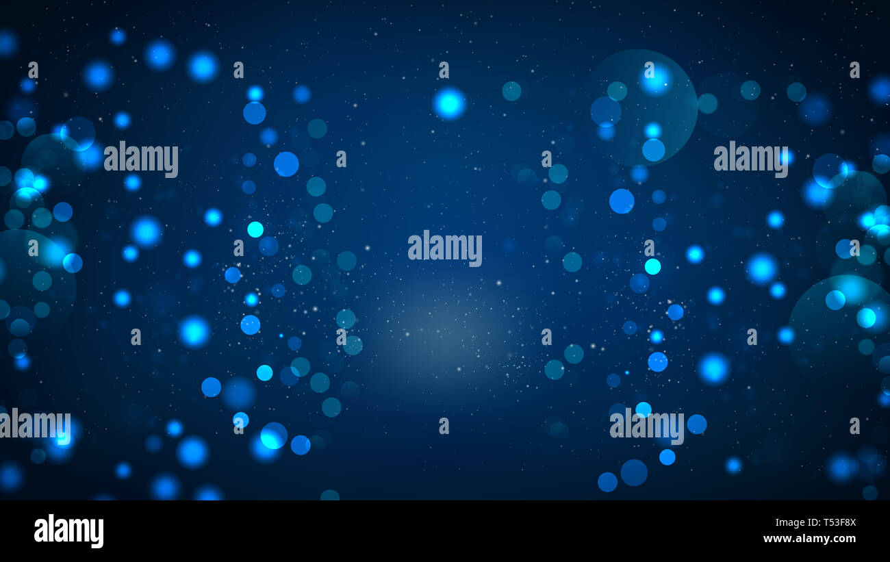 Abstract Black and Blue Blurry Lights Background Stock Photo - Alamy