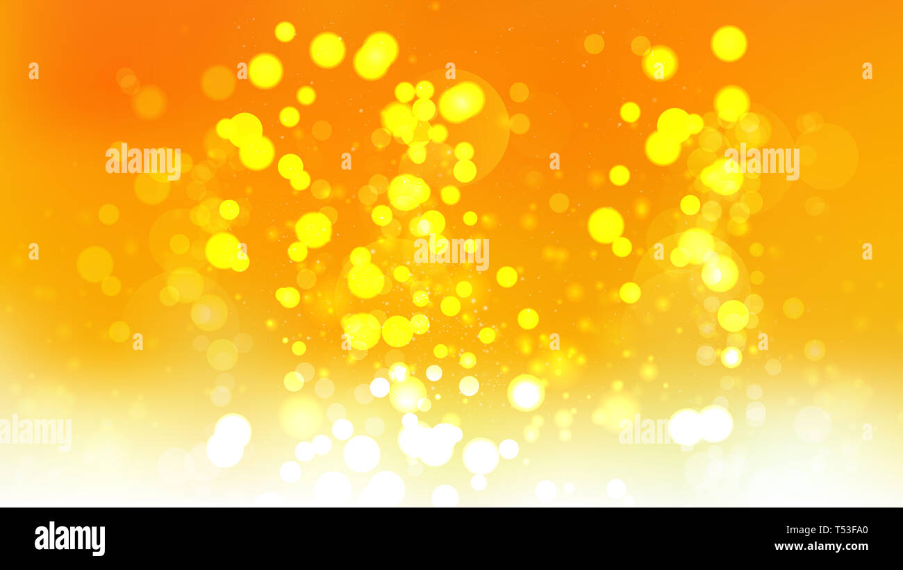 Abstract Orange and Yellow Blurry Lights Background Illustration Stock ...