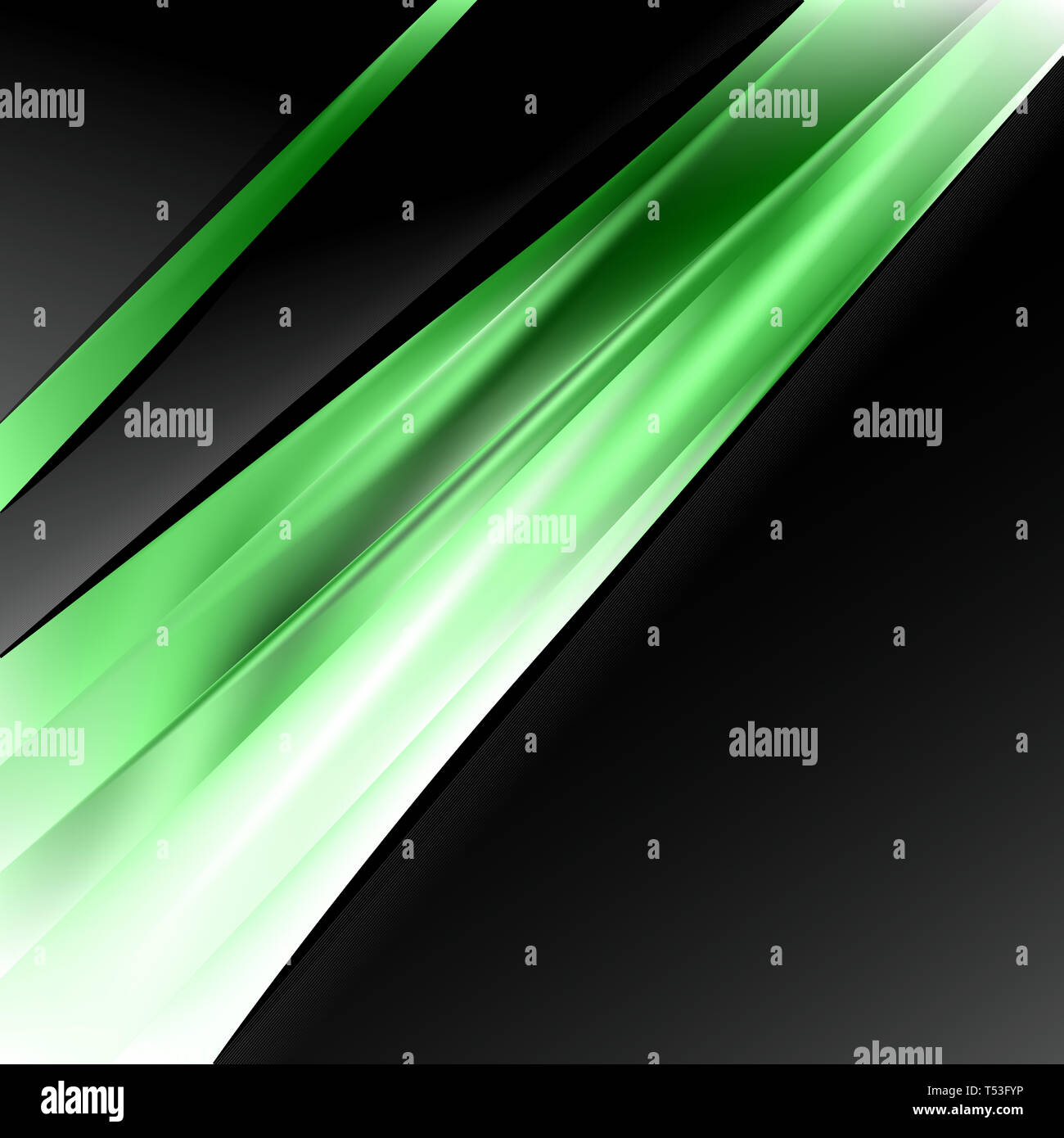 Abstract Green Black and White Business Brochure Template Stock Photo ...