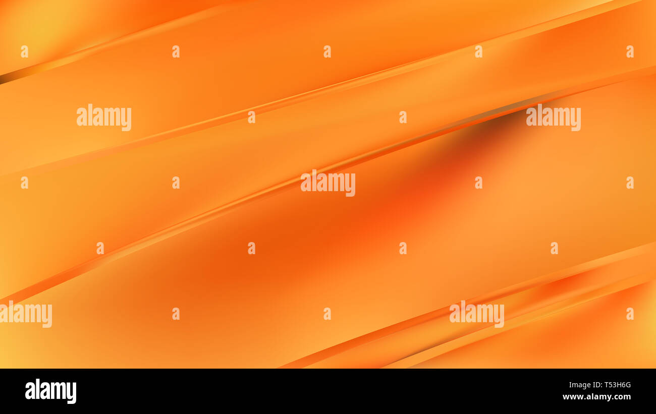 Abstract Orange Diagonal Shiny Lines Background Stock Photo