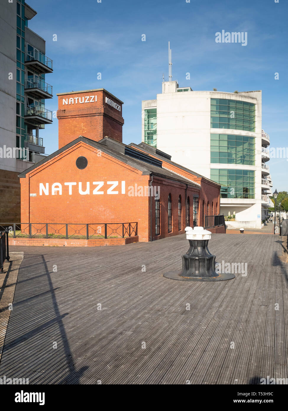 Natuzzi Italia furniture store, Havannah Street, Cardiff Bay, Wales, UK