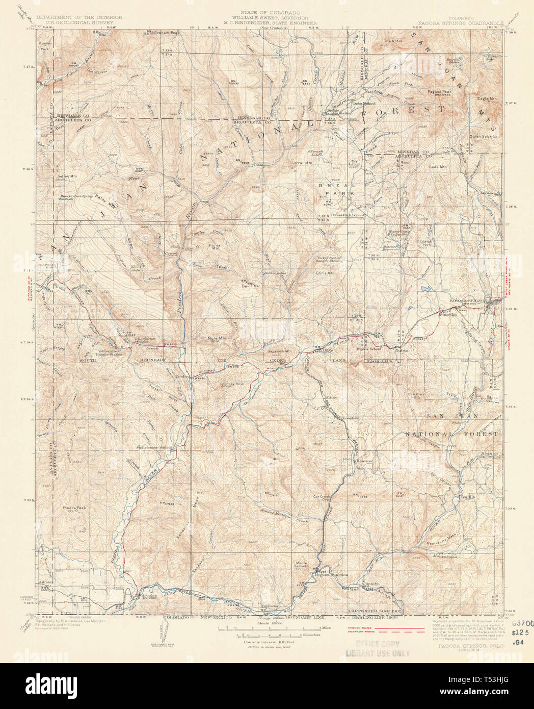 Pagosa springs co hires stock photography and images Alamy