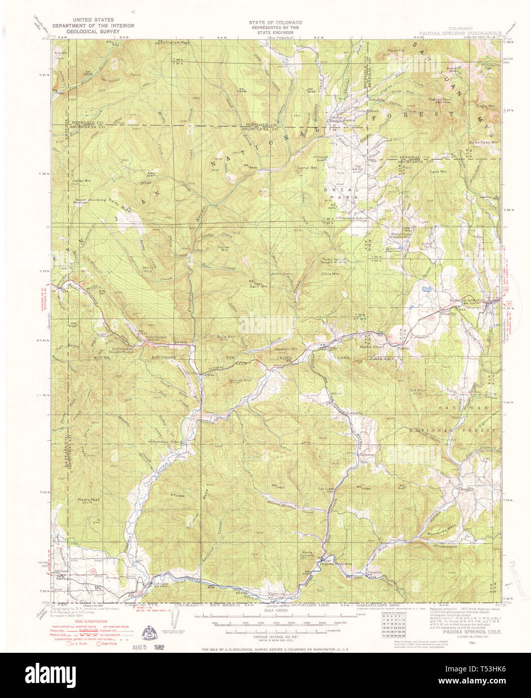 Pagosa springs co hires stock photography and images Alamy