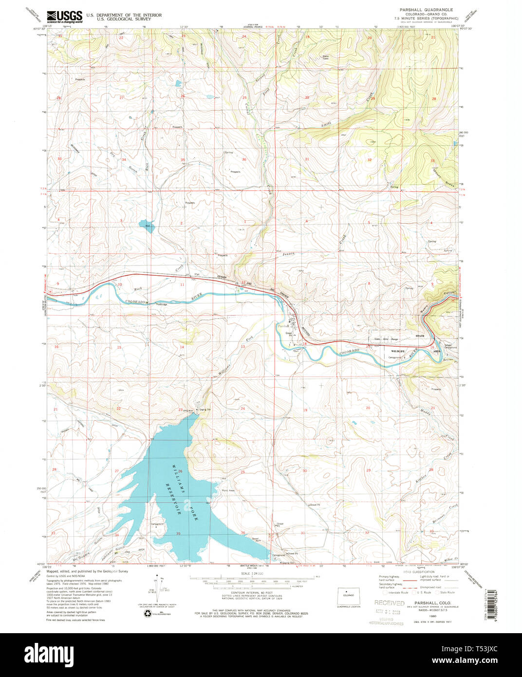 Parshall map Cut Out Stock Images & Pictures Alamy