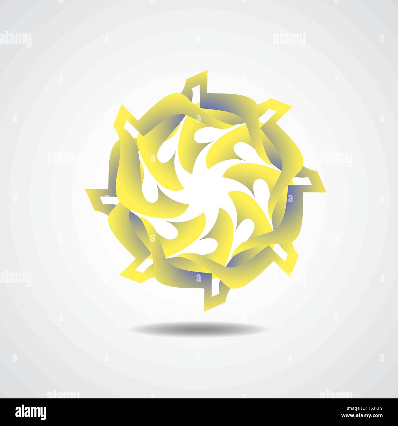 Abstract symbol vector. Abstract ornament. Abstract illustration Stock Vector