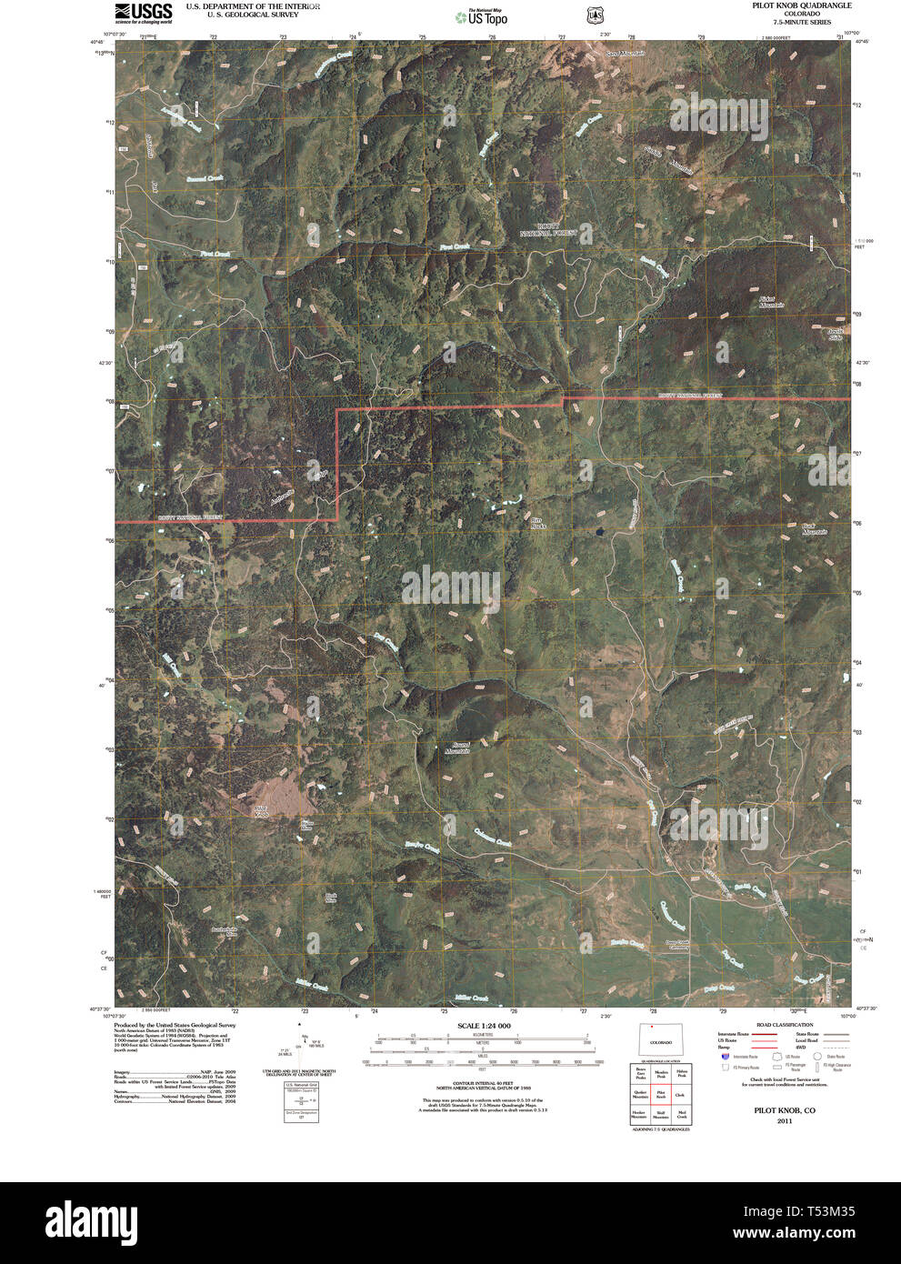 Map of pilot knob Cut Out Stock Images & Pictures Alamy