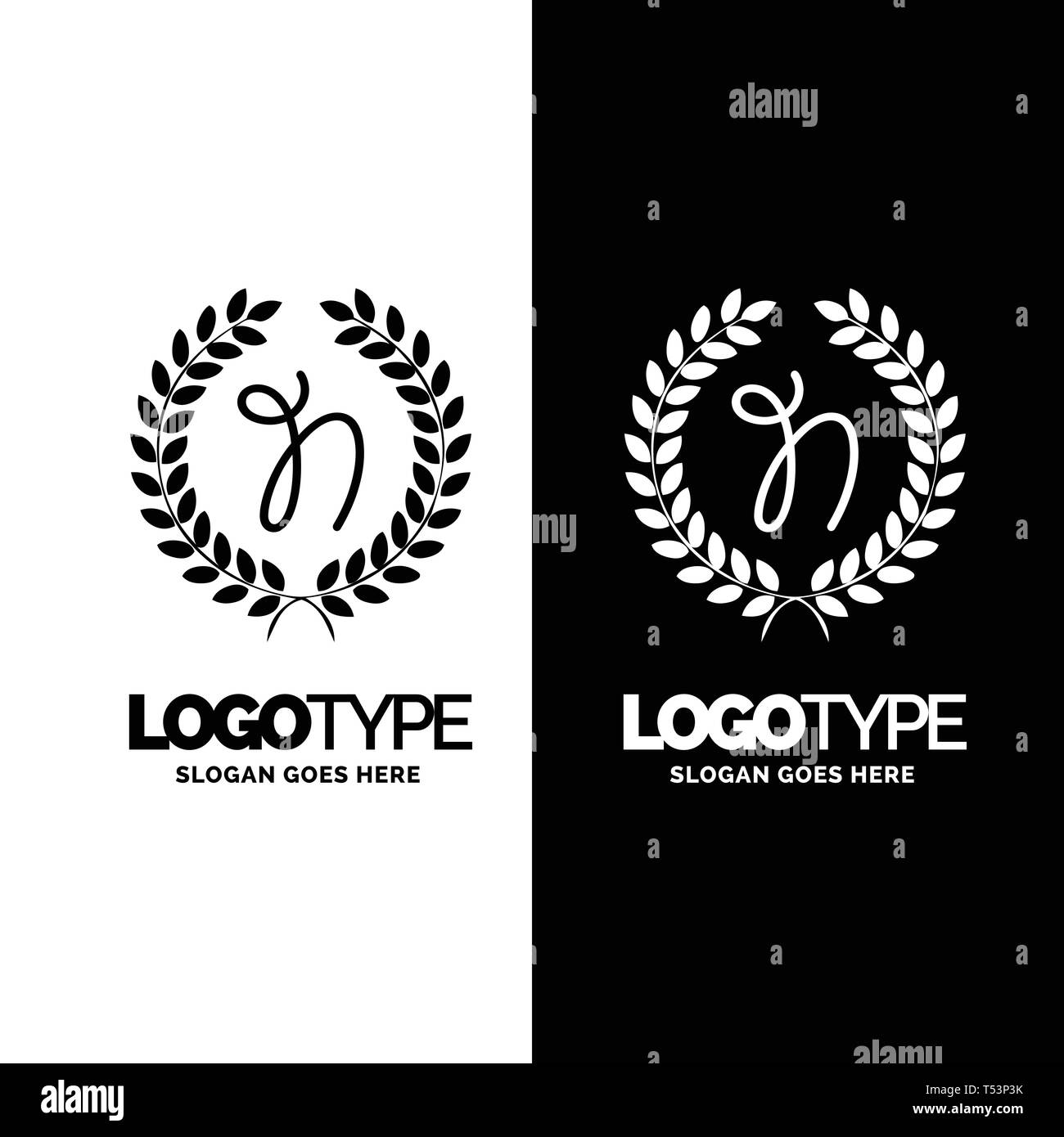 N Floral Logo Flower Icon Floral Emblem Cosmetics Spa Beauty Salon Decoration Boutique Logo Luxury Business Royal Jewelry Hotel Logo Inter Stock Vector Image Art Alamy
