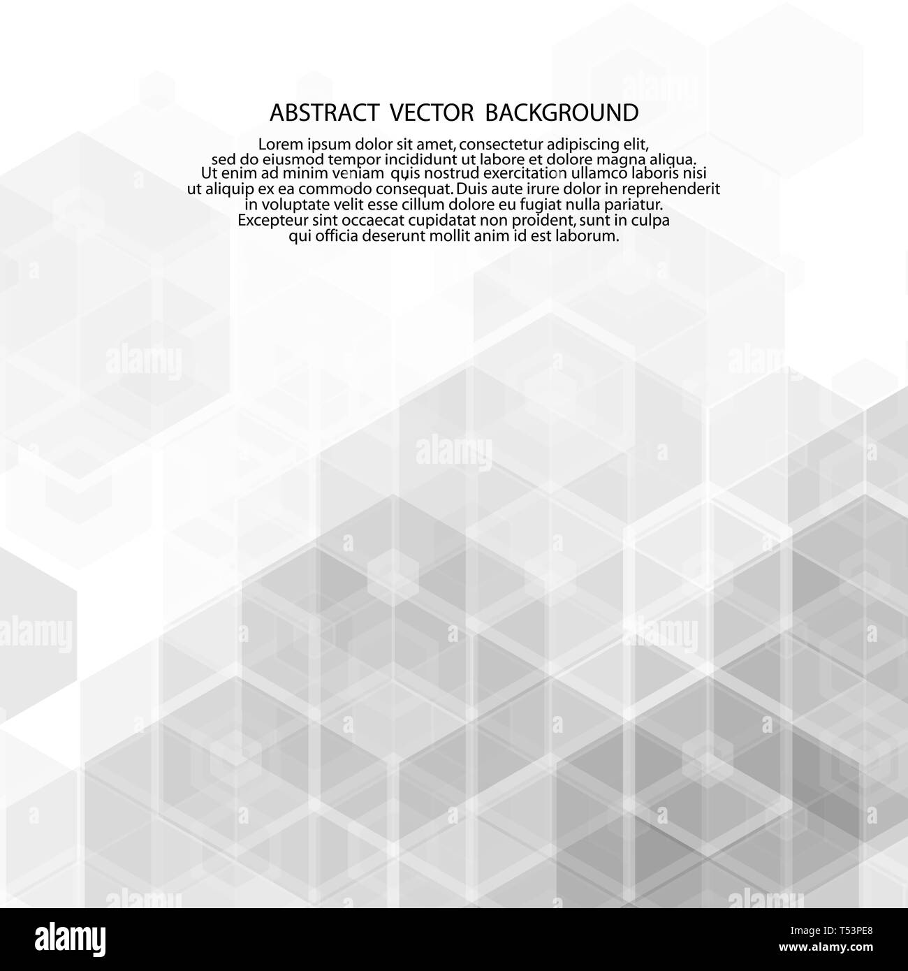 Abstract technology background. EPS 10 vector hexagon illustration ...