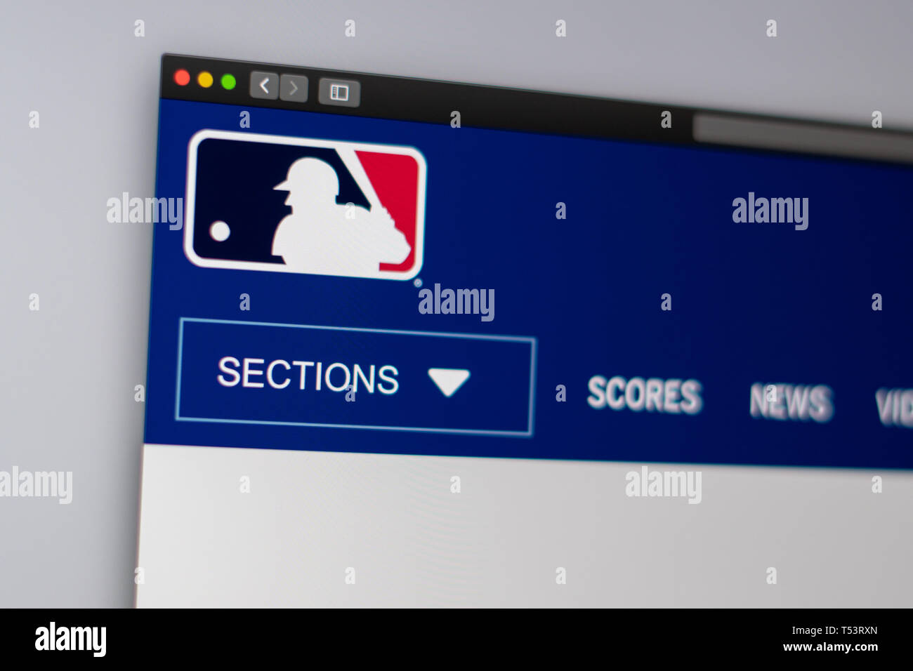 Mlb logo hires stock photography and images Alamy