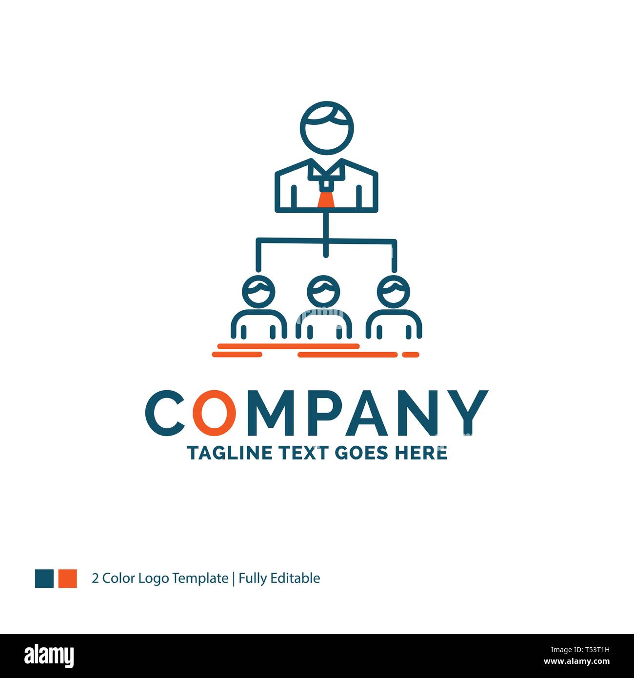 Team Teamwork Organization Group Company Logo Design Blue And Orange Brand Name Design Place For Tagline Business Logo Template Stock Vector Image Art Alamy