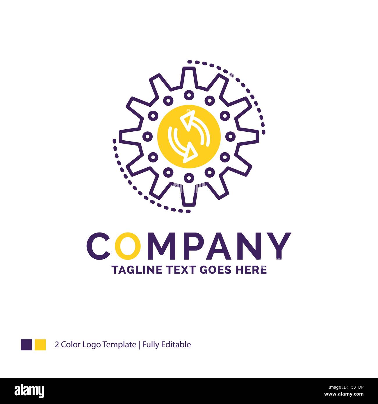 Company Name Logo Design For management process production task