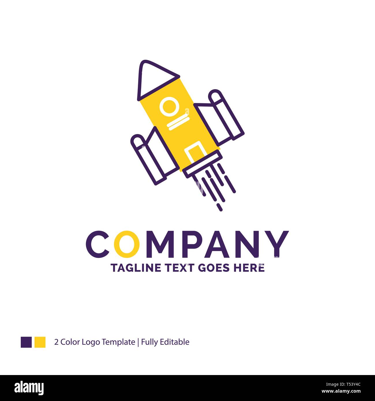 Company Name Logo Design For space craft, shuttle, space, rocket