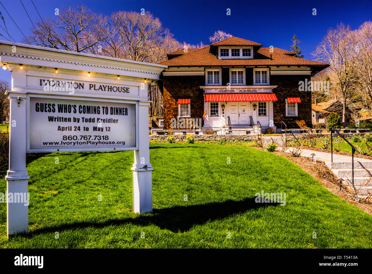 Ivoryton Playhouse   Essex, Connecticut, USA Stock Photo
