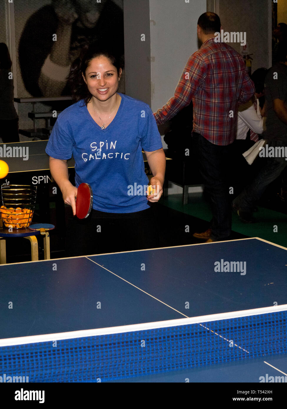 SPIN Table Tennis Club New York Stock Photo Alamy