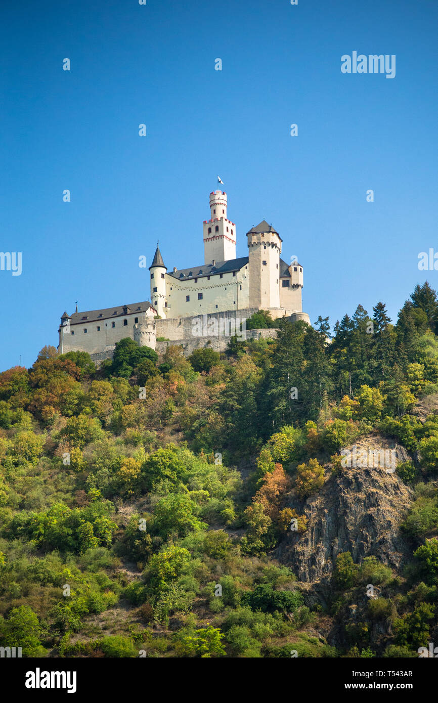 Beautiful Marksburg Castle in Germany Stock Photo - Alamy