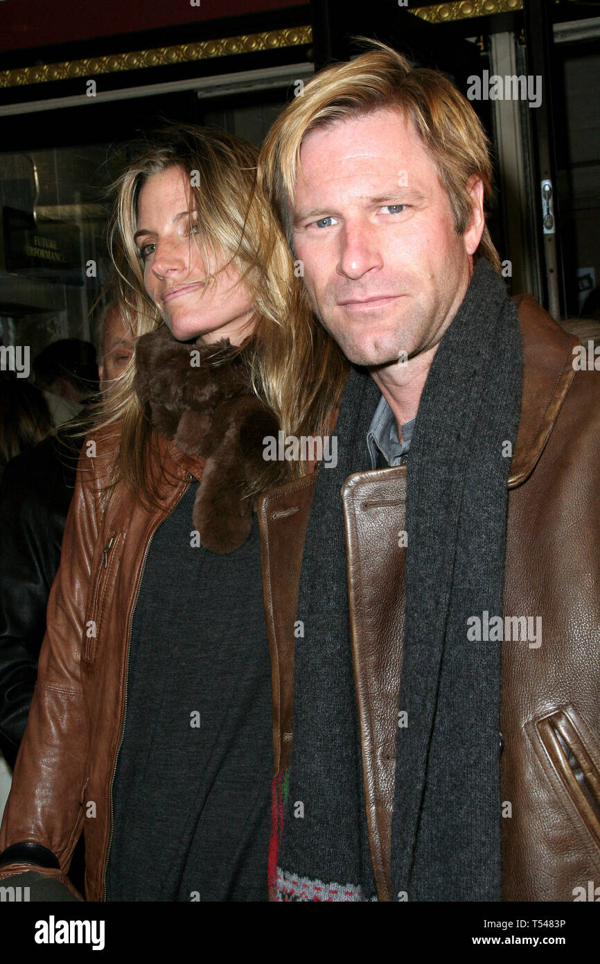 Aaron Eckhart Girlfriend Ashley Wicks
