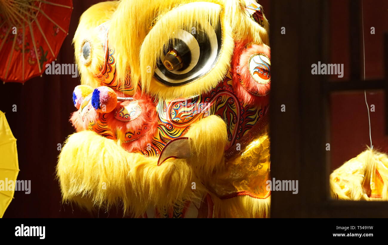 Lion dance (barongsai Stock Photo Alamy