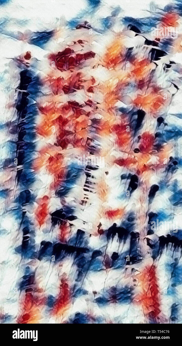 Abstract painting. Brush strokes Stock Photo Alamy