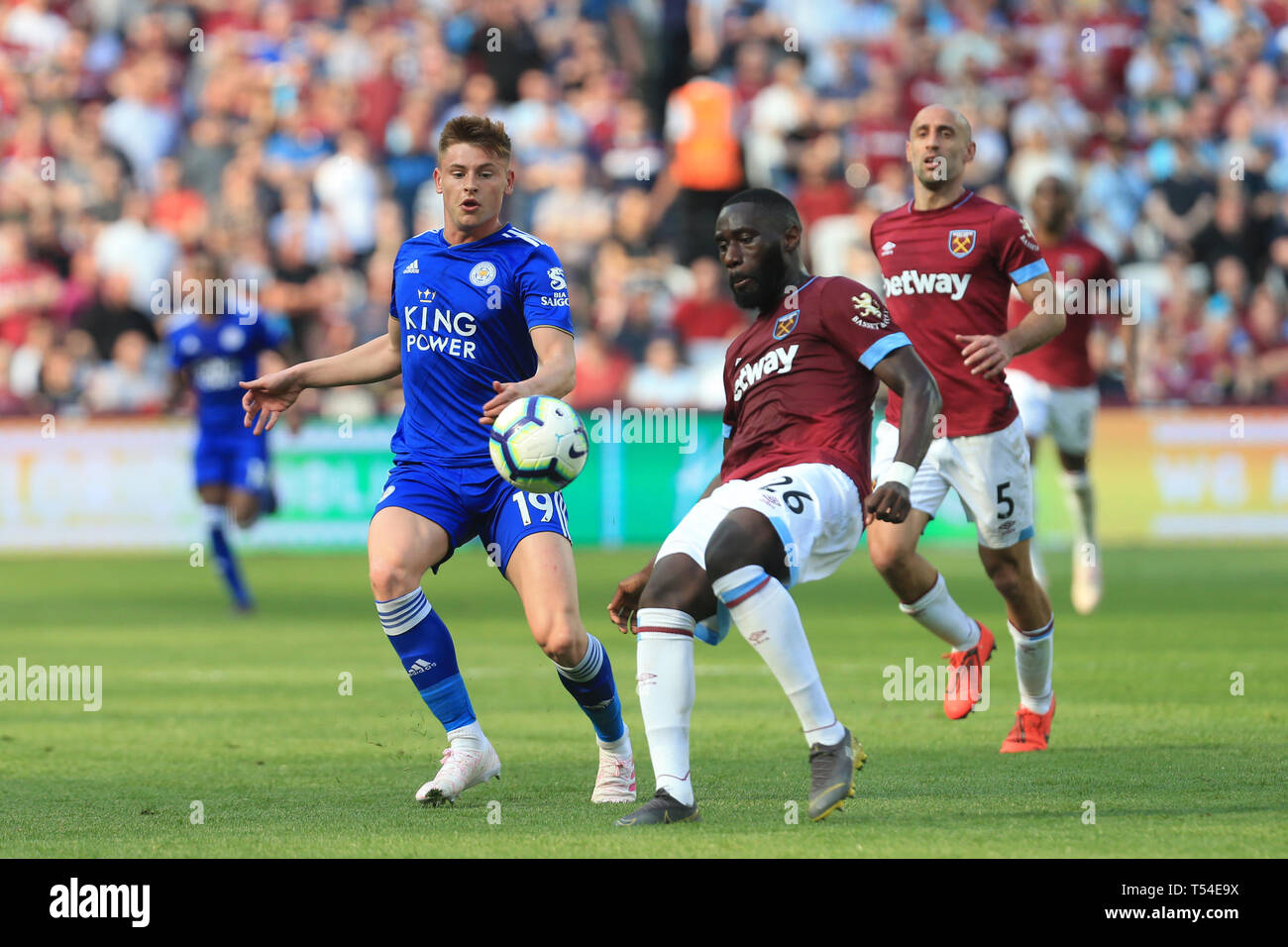 West ham united vs leicester city hi-res stock photography and images