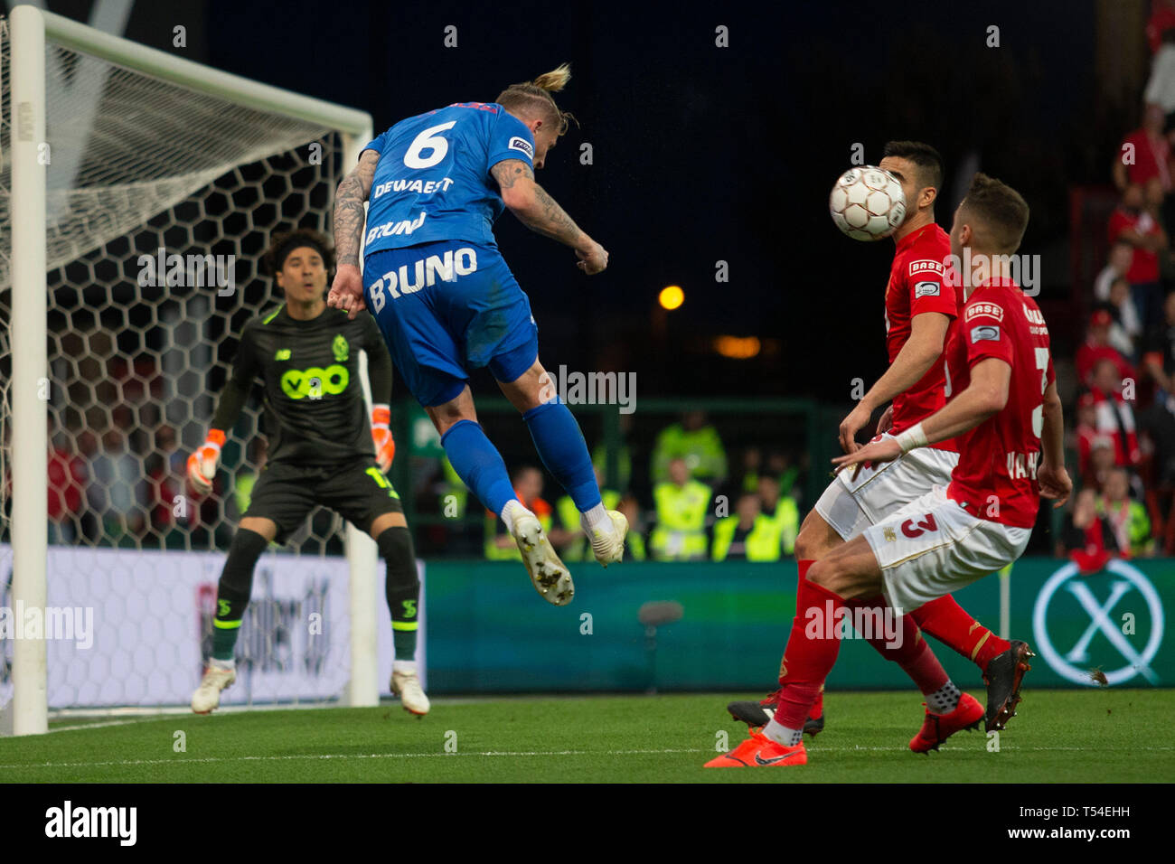 Liege, Belgium. 19th Apr, 2019. LIEGE SCLESSIN, BELGIUM April 19th